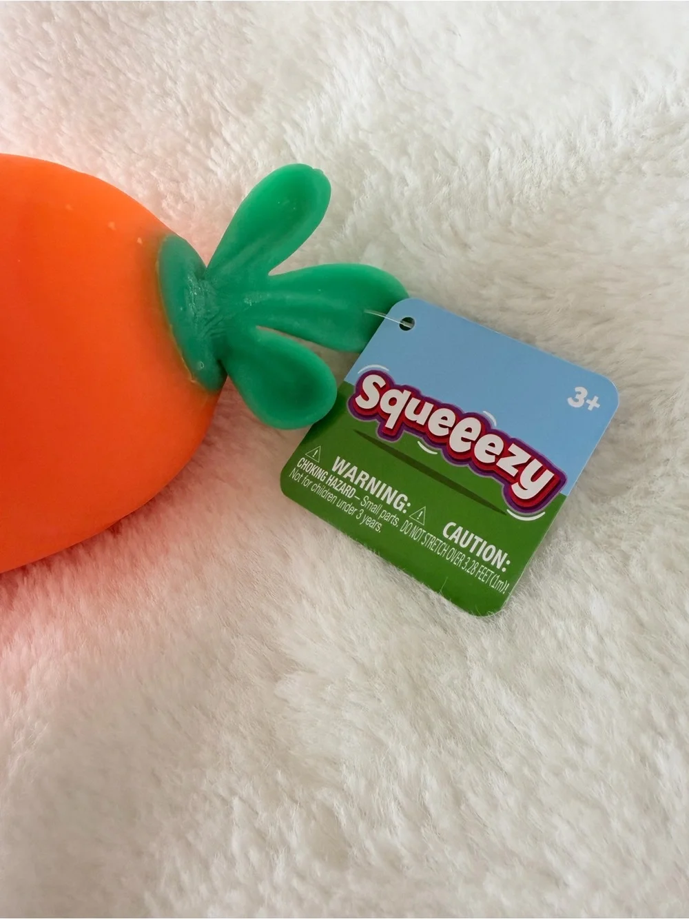 Viral Target Squeezy Carrot Squishy Fidget Toy - NWT - Fast Ship
